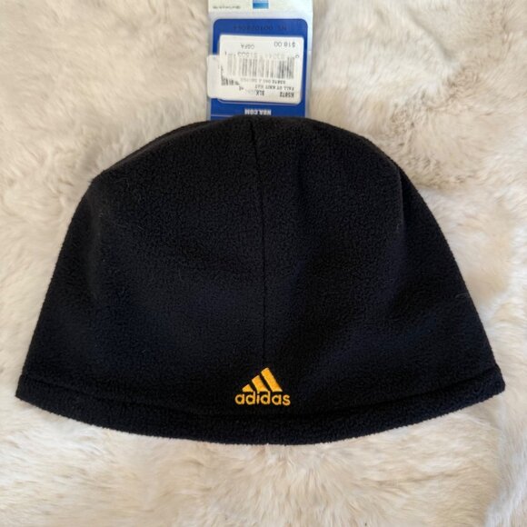 NWT Adidas NBA Seattle SuperSonics Black Fleece Knit Hat OSFA - Picture 2 of 4
